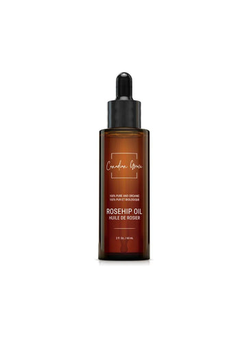 Canadian Grace 100% Organic Rosehip Oil – For Fine Lines, Uneven Tone & Brighter-Looking Skin